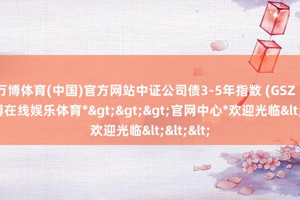 万博体育(中国)官方网站中证公司债3-5年指数 (GSZ 3-5-*万博在线娱乐体育*>>>官网中心*欢迎光临<<<